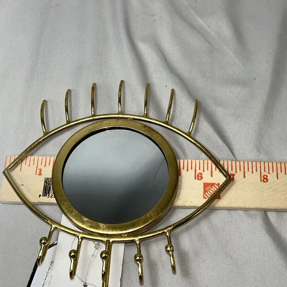 Purva Magic Eye Golden Jewelry Mirror Display New With Tags Marble Base